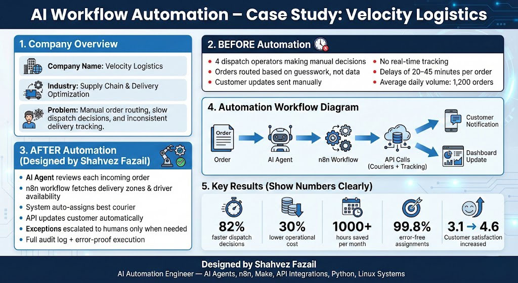 AI Dispatch & Delivery Automation